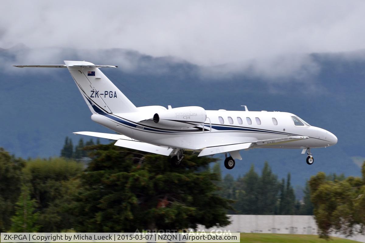 ZK-PGA, 2012 Cessna 525C CitationJet CJ4 C/N 525C-0112, At Queenstown