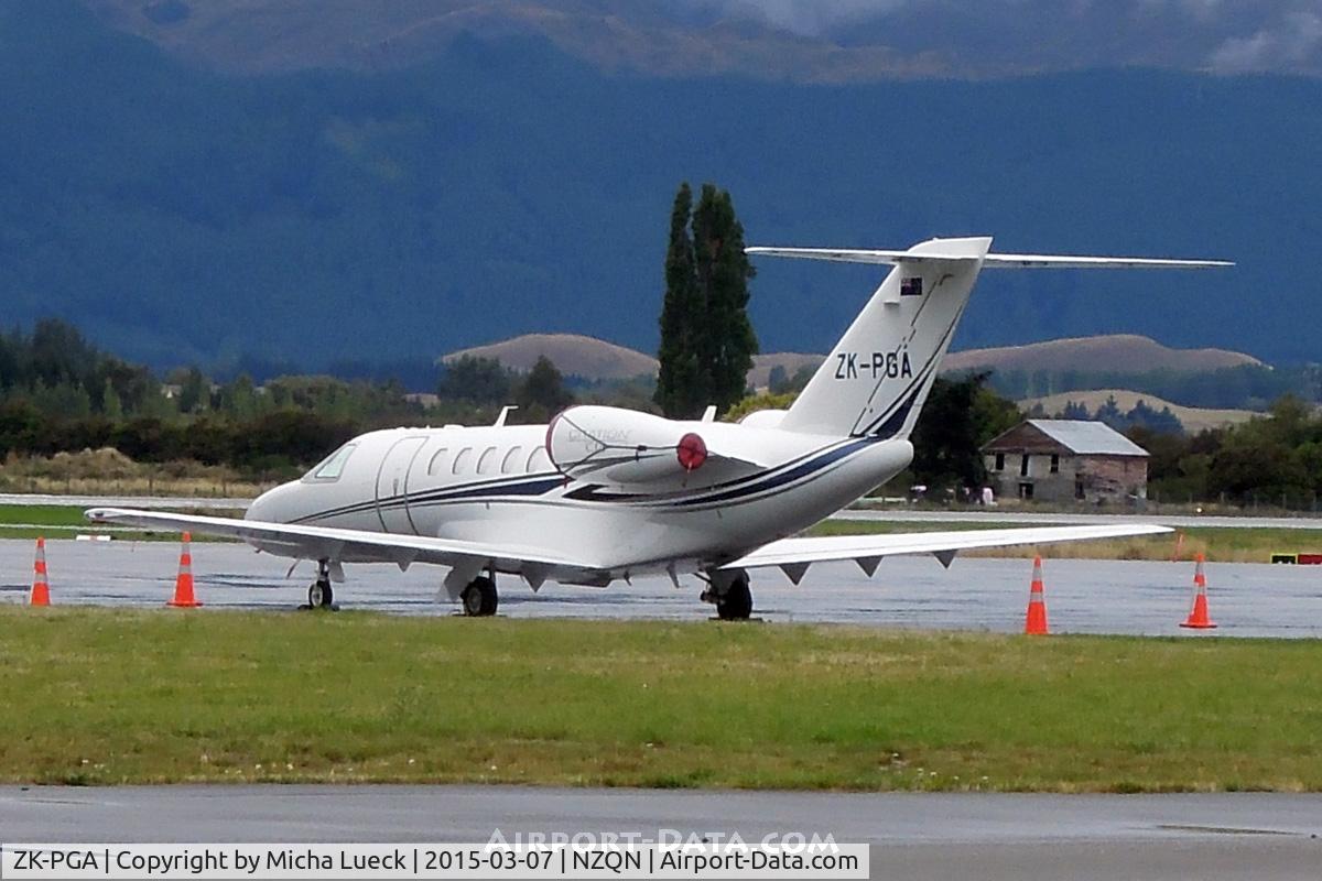 ZK-PGA, 2012 Cessna 525C CitationJet CJ4 C/N 525C-0112, At Queenstown