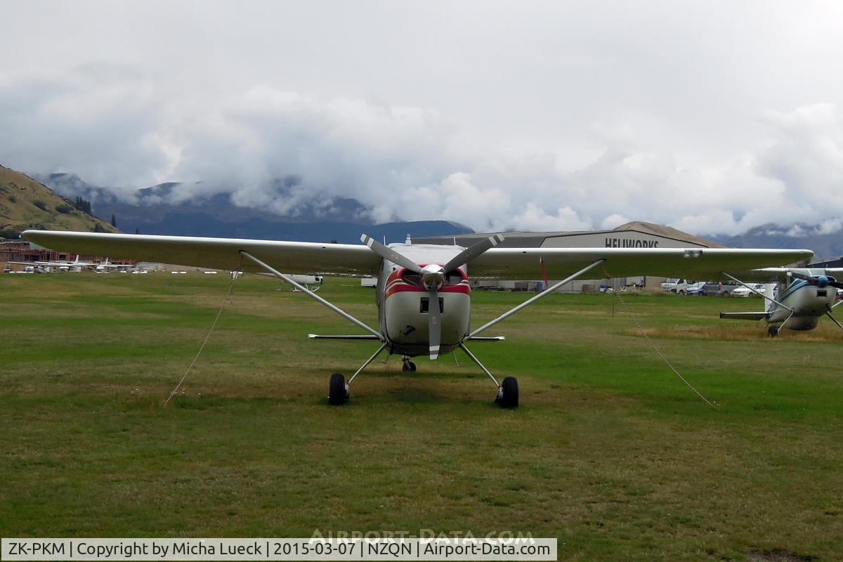 ZK-PKM, Cessna 180D C/N 18050966, At Queenstown