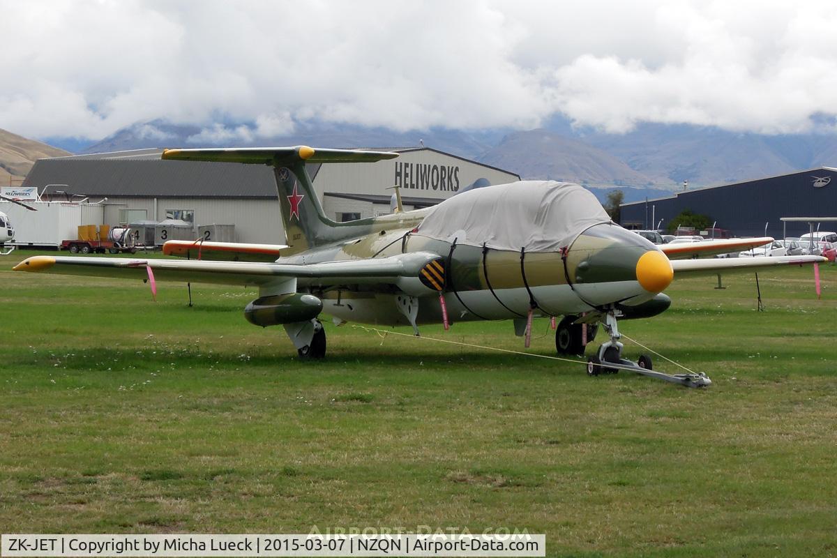 ZK-JET, Aero L-29 Delfin C/N 294892, At Queenstown