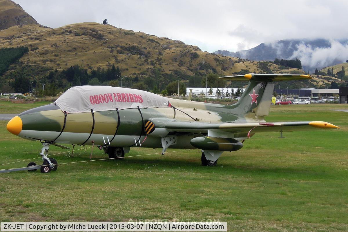 ZK-JET, Aero L-29 Delfin C/N 294892, At Queenstown