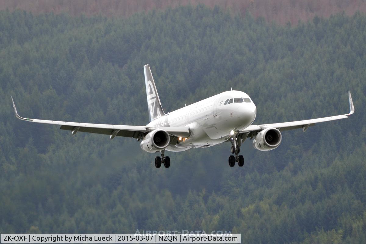 ZK-OXF, 2014 Airbus A320-232 C/N 6182, At Queenstown