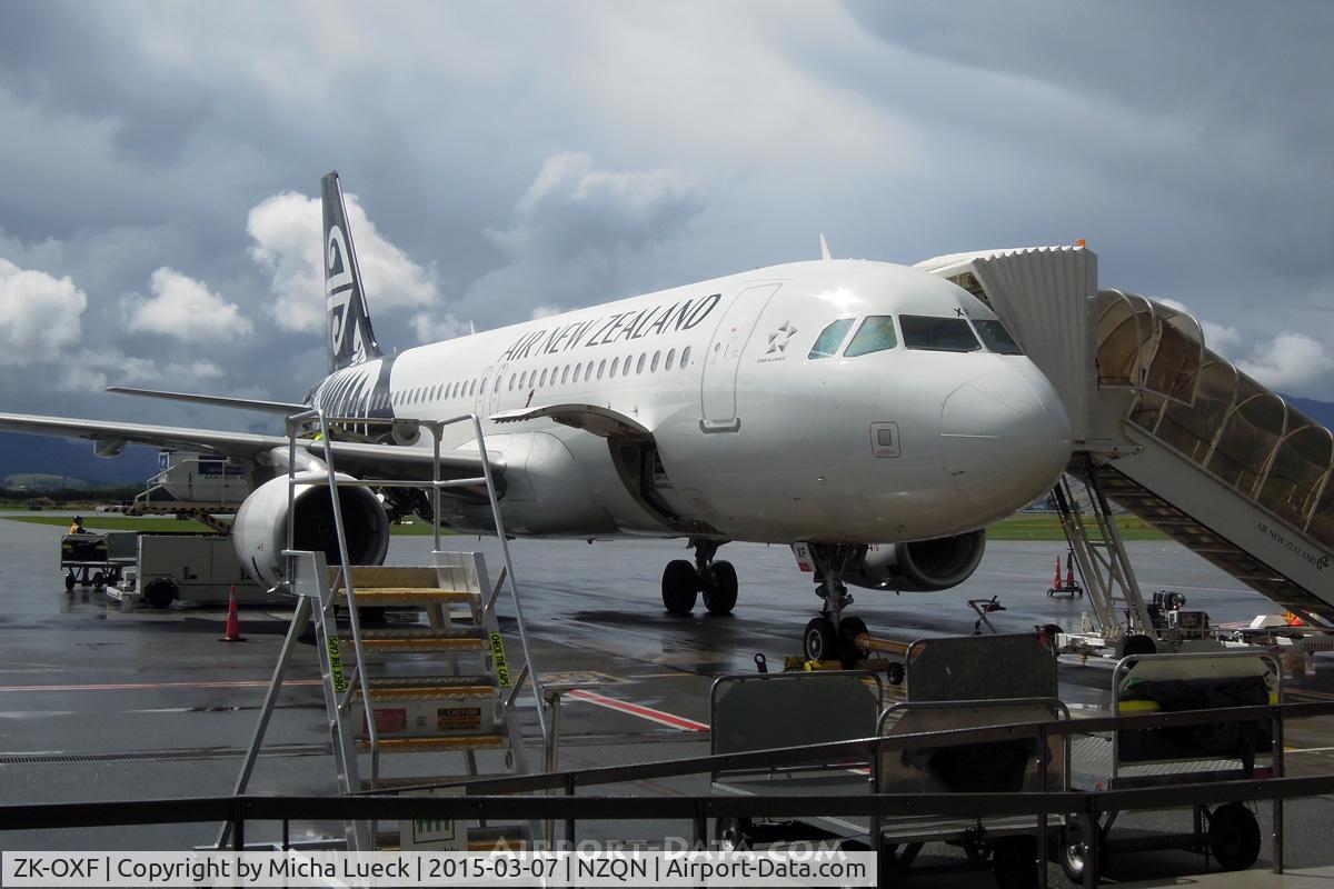 ZK-OXF, 2014 Airbus A320-232 C/N 6182, At Queenstown