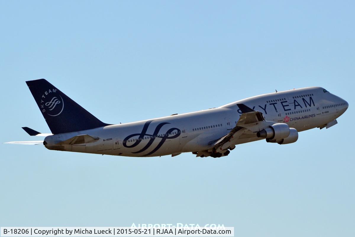 B-18206, 1998 Boeing 747-409 C/N 29030, At Narita
