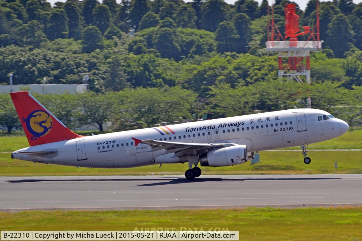 B-22310, 1998 Airbus A320-232 C/N 791, At Narita