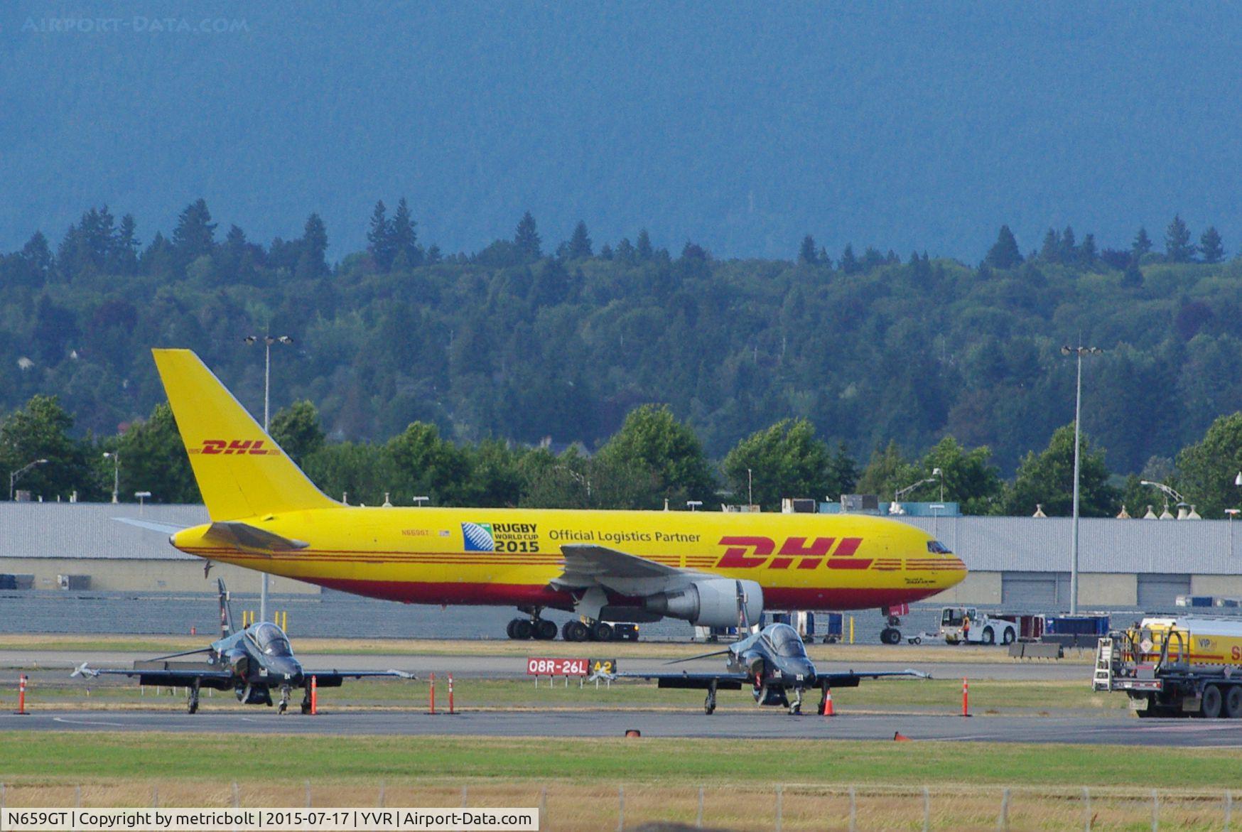 N659GT, 1984 Boeing 767-281 C/N 23140, Pushed back for departure