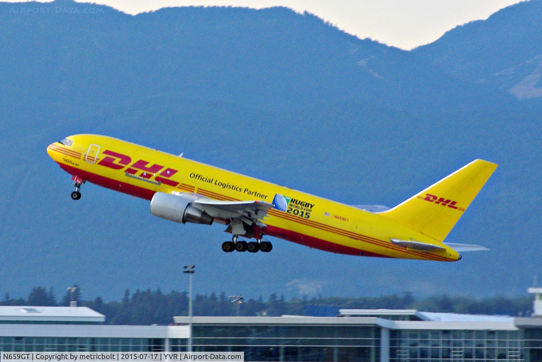 N659GT, 1984 Boeing 767-281 C/N 23140, Departure from YVR