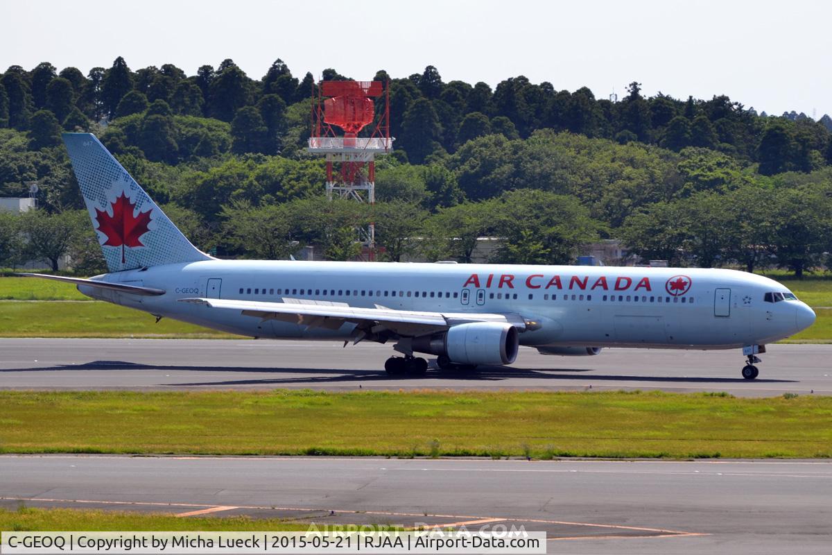 C-GEOQ, 1999 Boeing 767-375/ER C/N 30112, At Narita