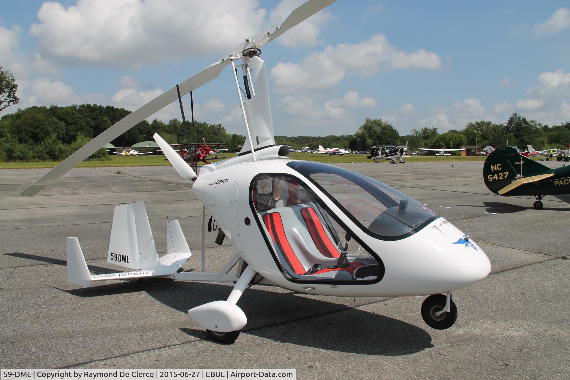 59-DML, Magni Gyro M-24 Orion C/N Not found 59-DML, At Ursel Avia 2015.