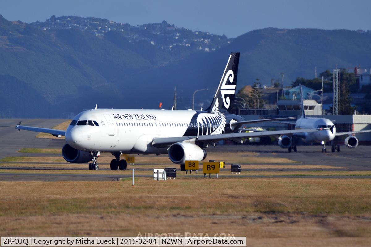 ZK-OJQ, 2011 Airbus A320-232 C/N 4584, At Wellington