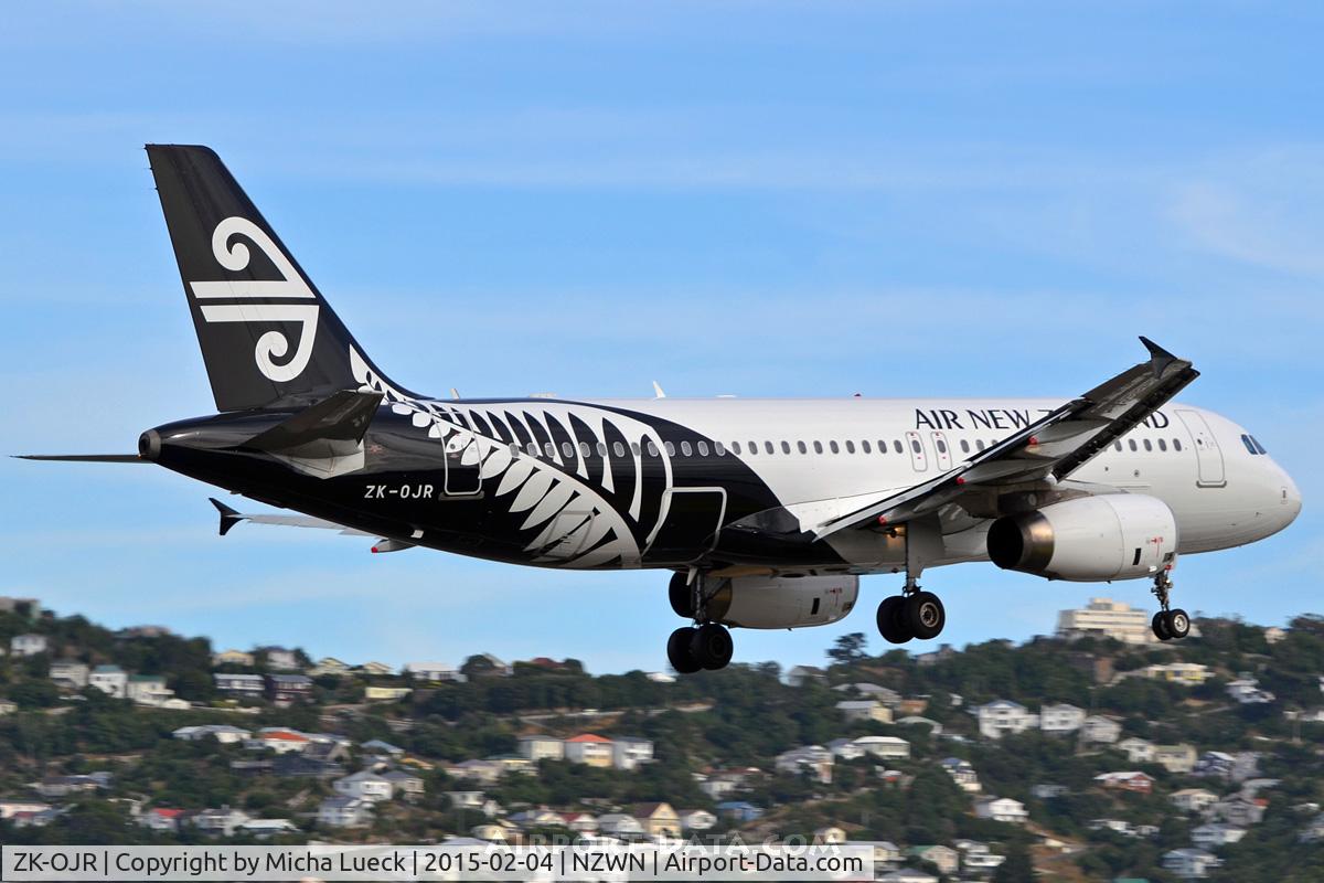 ZK-OJR, 2011 Airbus A320-232 C/N 4884, At Wellington