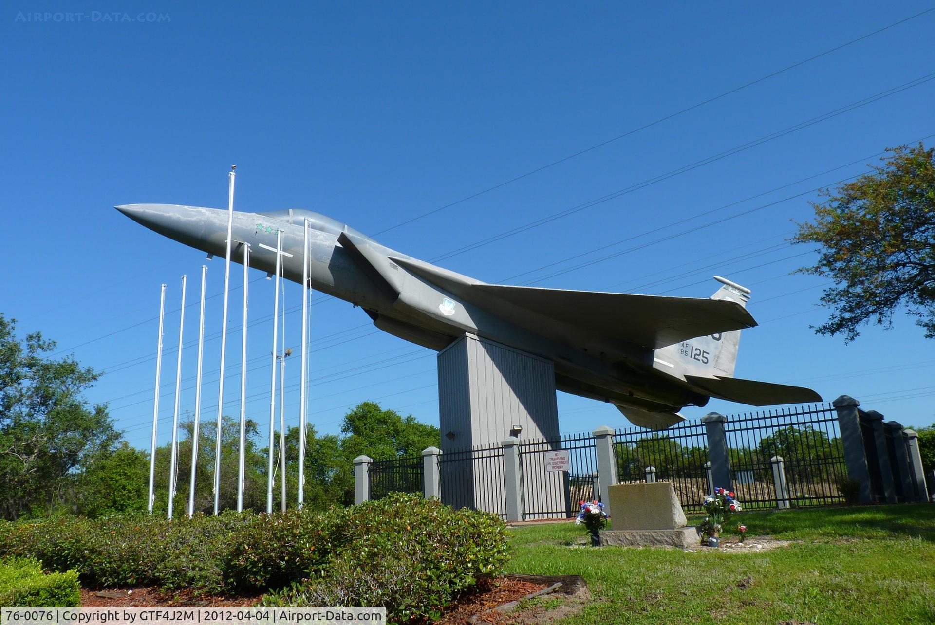 76-0076, 1976 McDonnell Douglas F-15A Eagle C/N 0265/A228, 76-0076 F-15A marked as 85-0125 /EG displayed at DeBary, Florida 4.4.12
