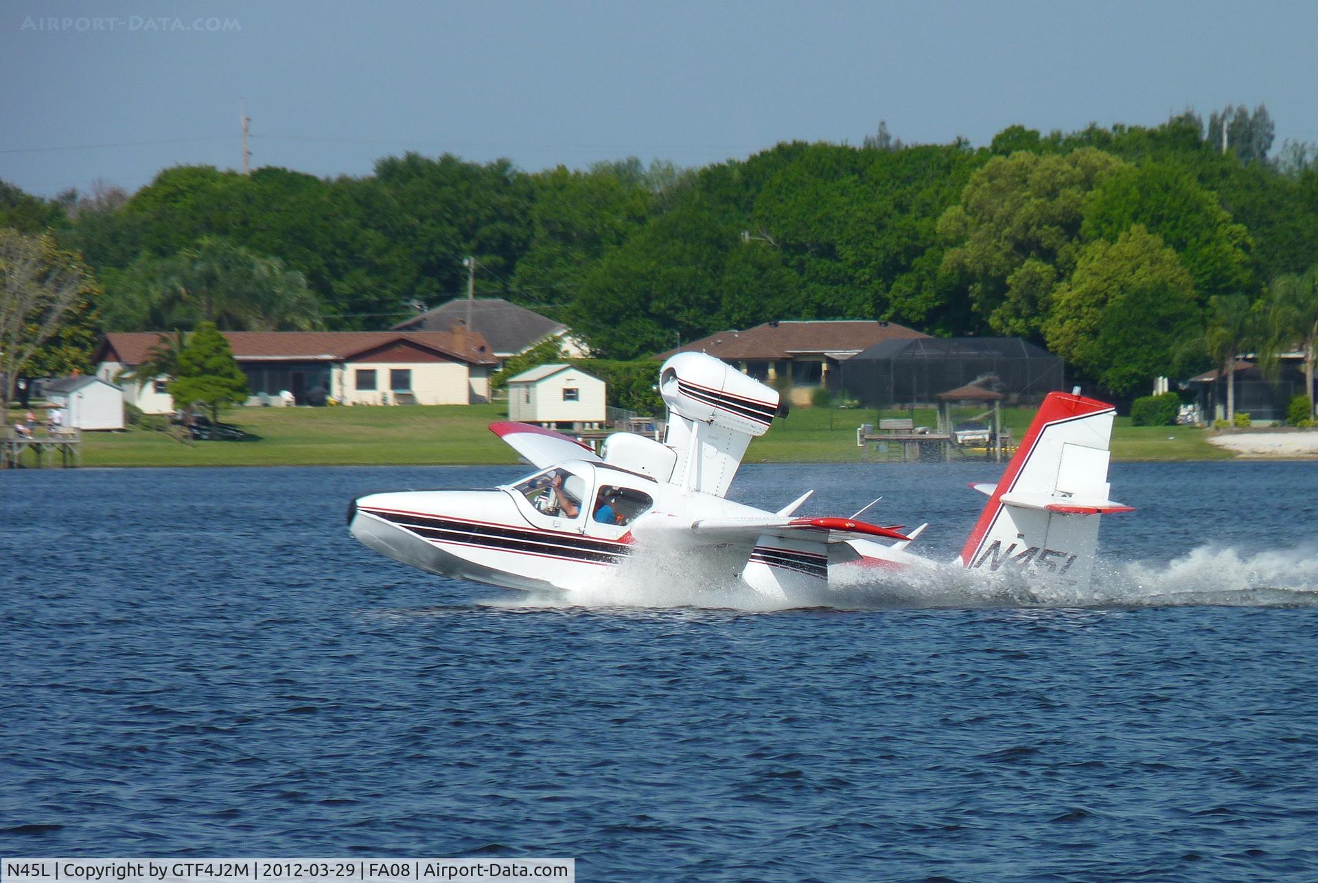 N45L, 1969 Lake LA-4 C/N 426, N45L at Lake Agnes Splash-in 29.3.12