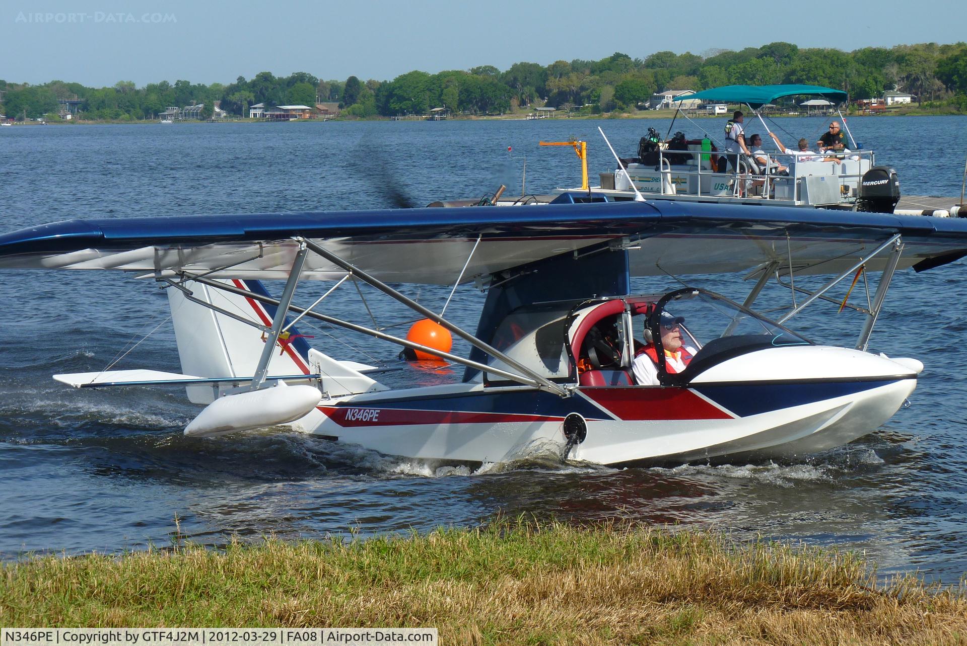 N346PE, 2008 Progressive Aerodyne SeaRey C/N 1DK425C, N346PE at Lake Agnes Splash-in 29.3.12