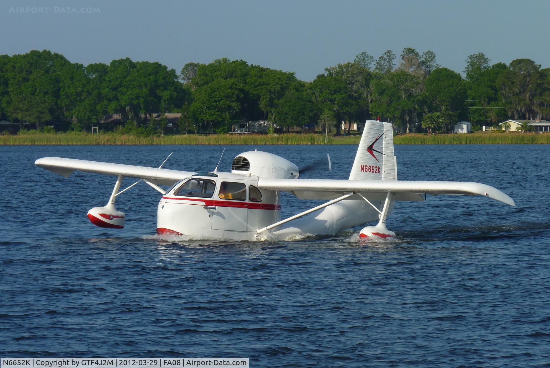 N6652K, 1947 Republic RC-3 Seabee C/N 929, N6652K at Lake Agnes Splash-in 29.3.12