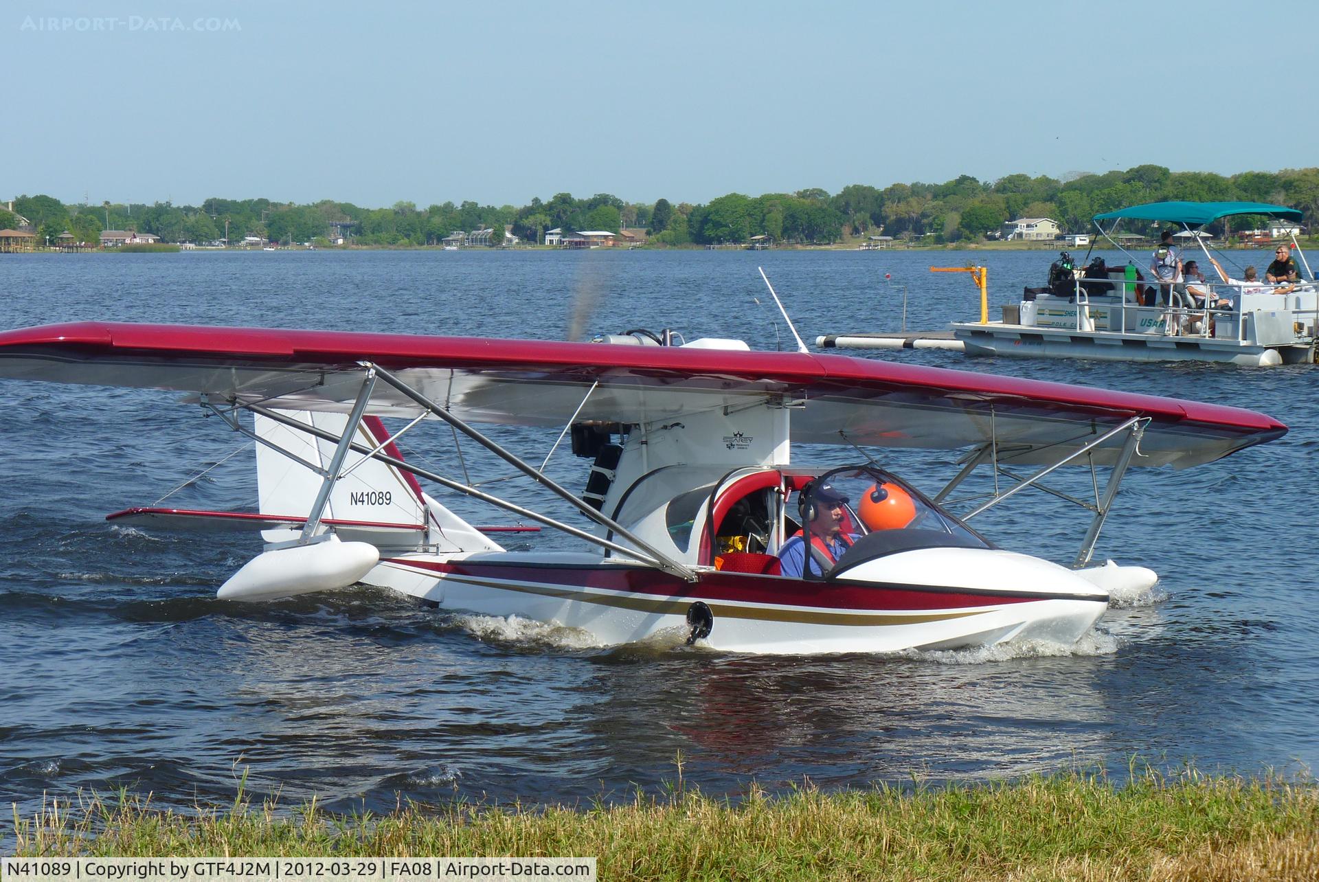 N41089, Progressive Aerodyne Searey C/N 1MK455C, N41089 at Lake Agnes Splash-in 29.3.12