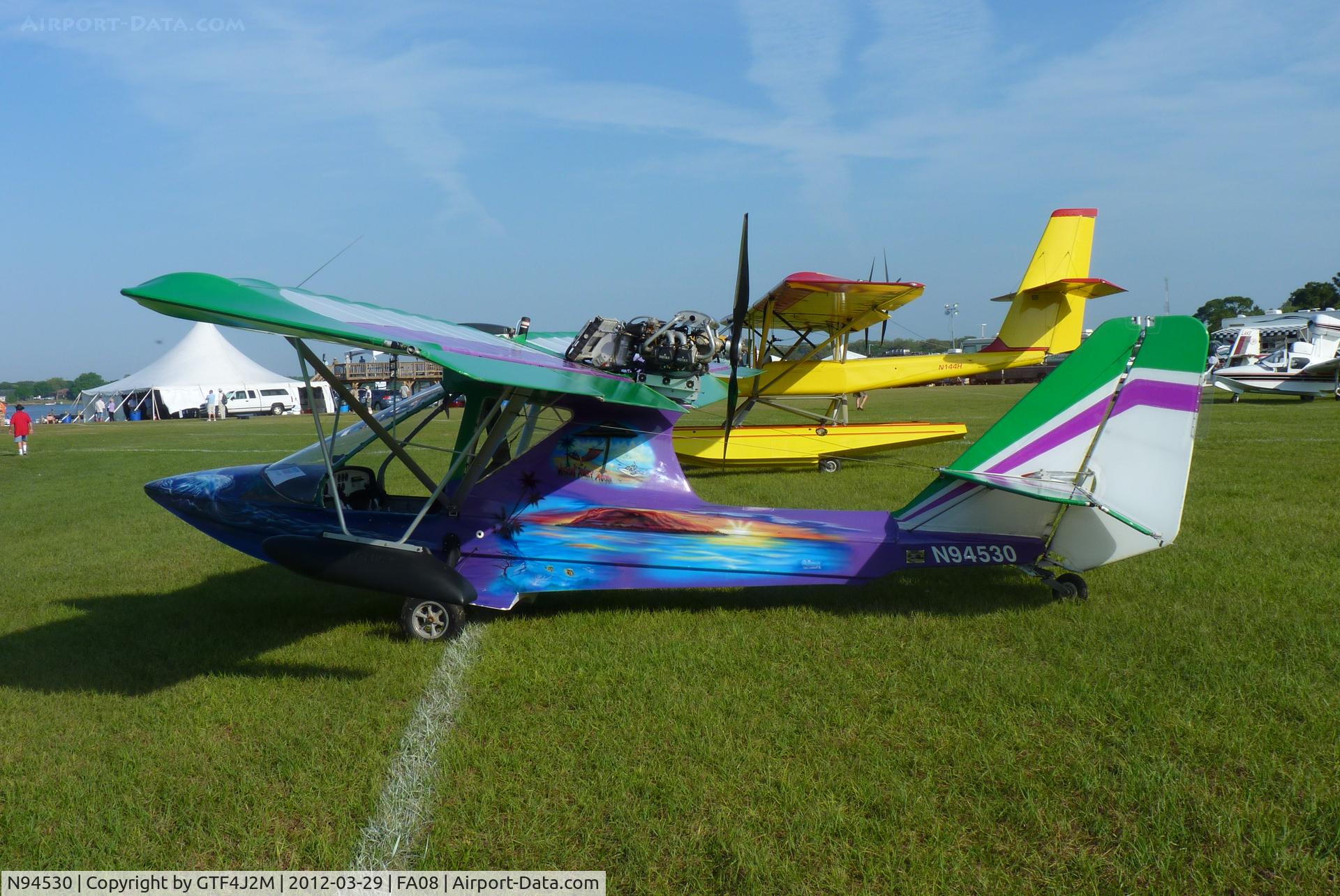 N94530, 1998 Arnet Pereyra Aventura C/N JH0001, N94530 at Lake Agnes Splash-in 29.3.12