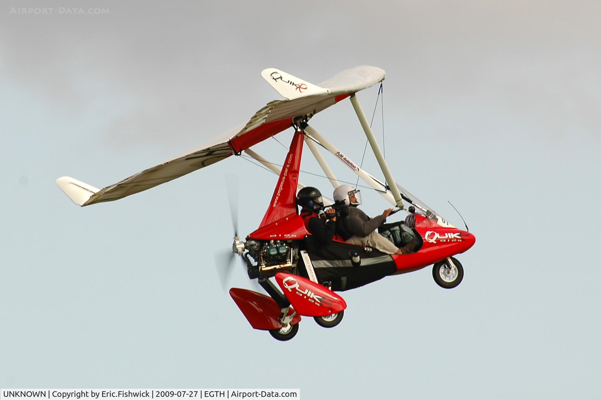 UNKNOWN, Ultralights various C/N Unknown, Pegasus QuikR 912s - Tour de France ULM 2009 - Anniversaire Louis Bleriot