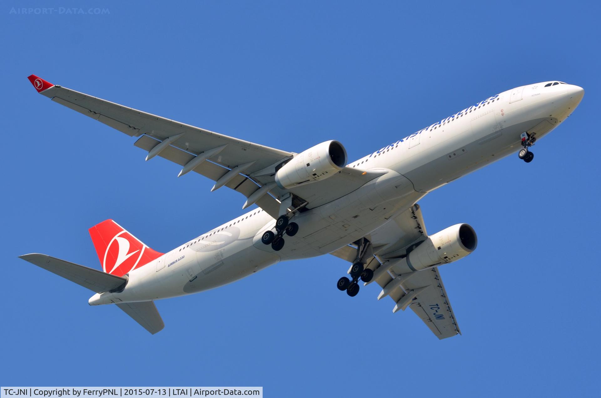 TC-JNI, 2010 Airbus A330-343X C/N 1160, Turkish A333 on a domestic flight from IST.