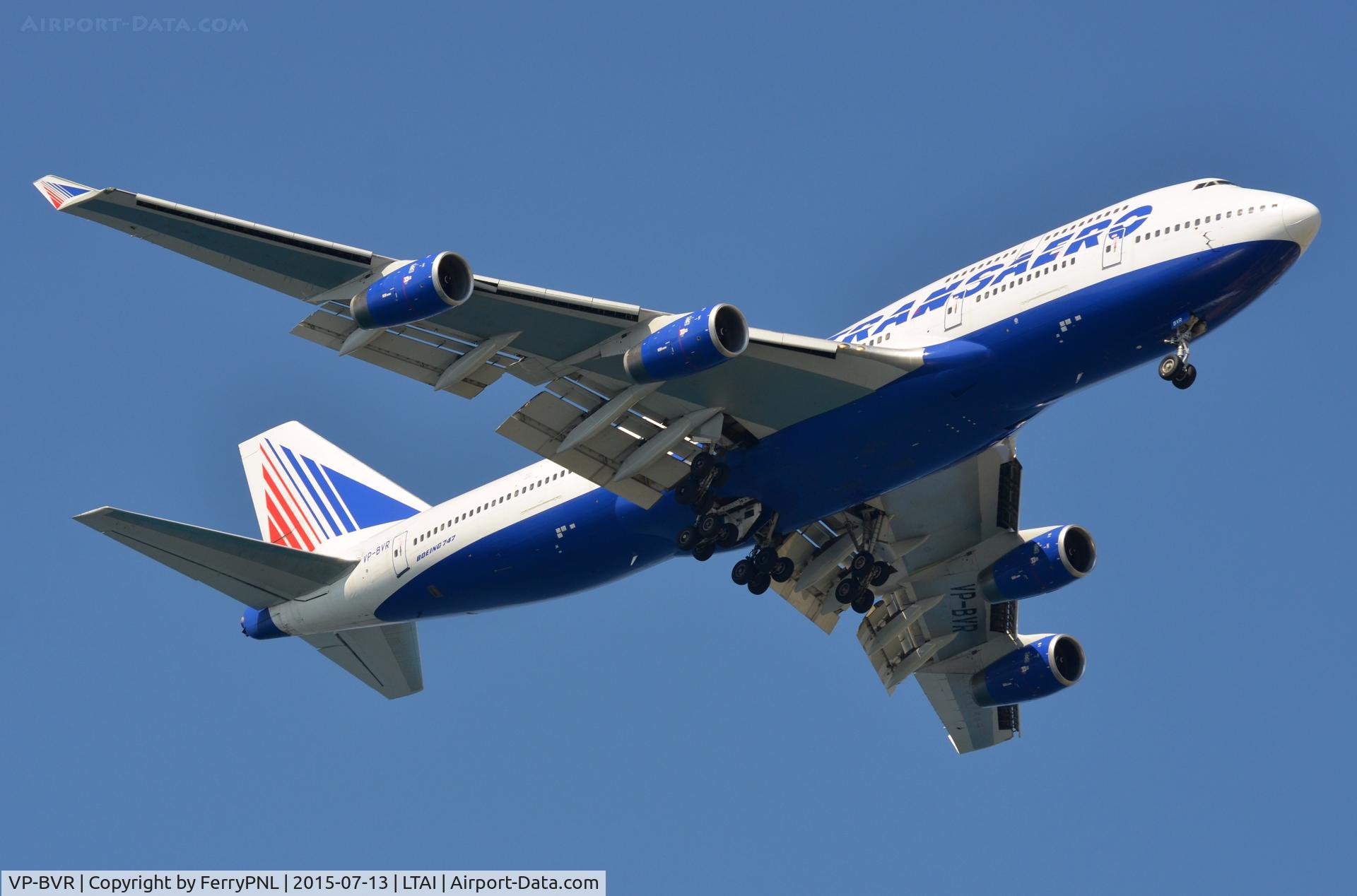 VP-BVR, 1992 Boeing 747-444 C/N 26637, Transaero B744, ex South African ZS-SAX