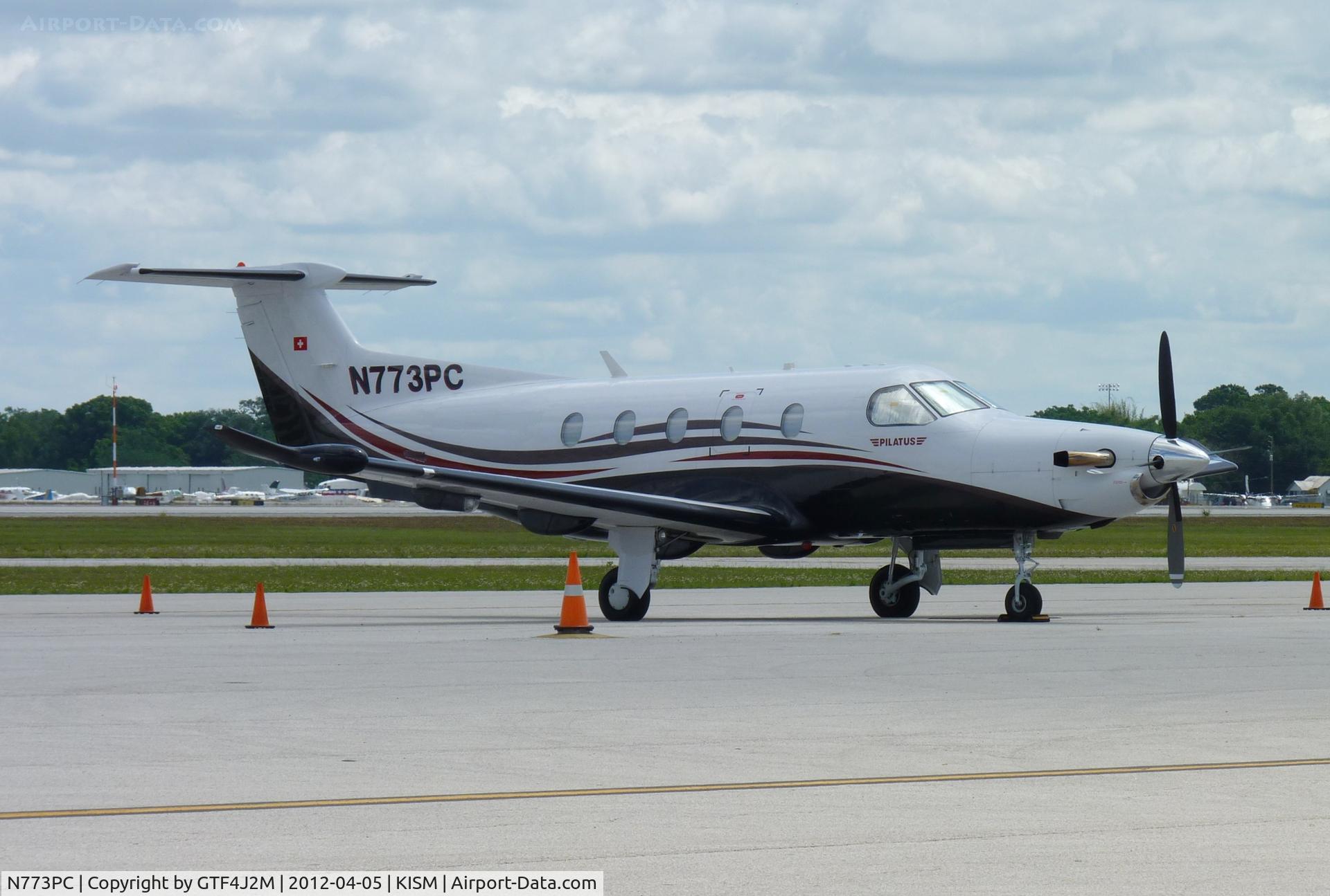 N773PC, 2009 Pilatus PC-12/47E C/N 1173, N773PC at Kissimmee 5.4.12