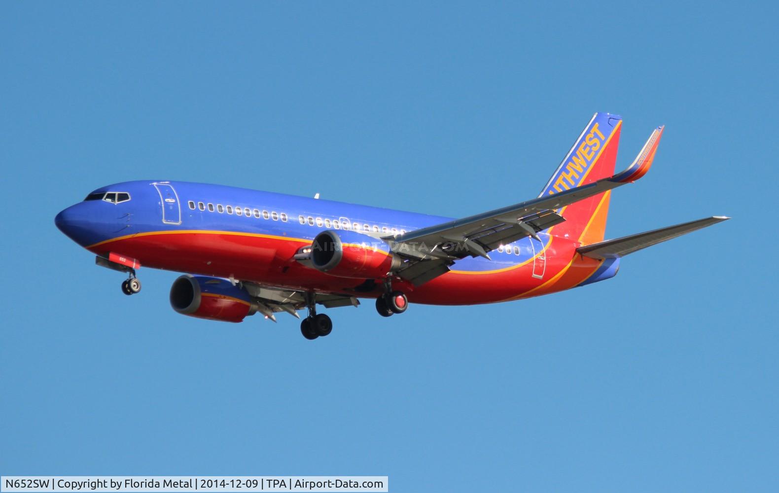 N652SW, 1997 Boeing 737-3H4 C/N 27722, Southwest