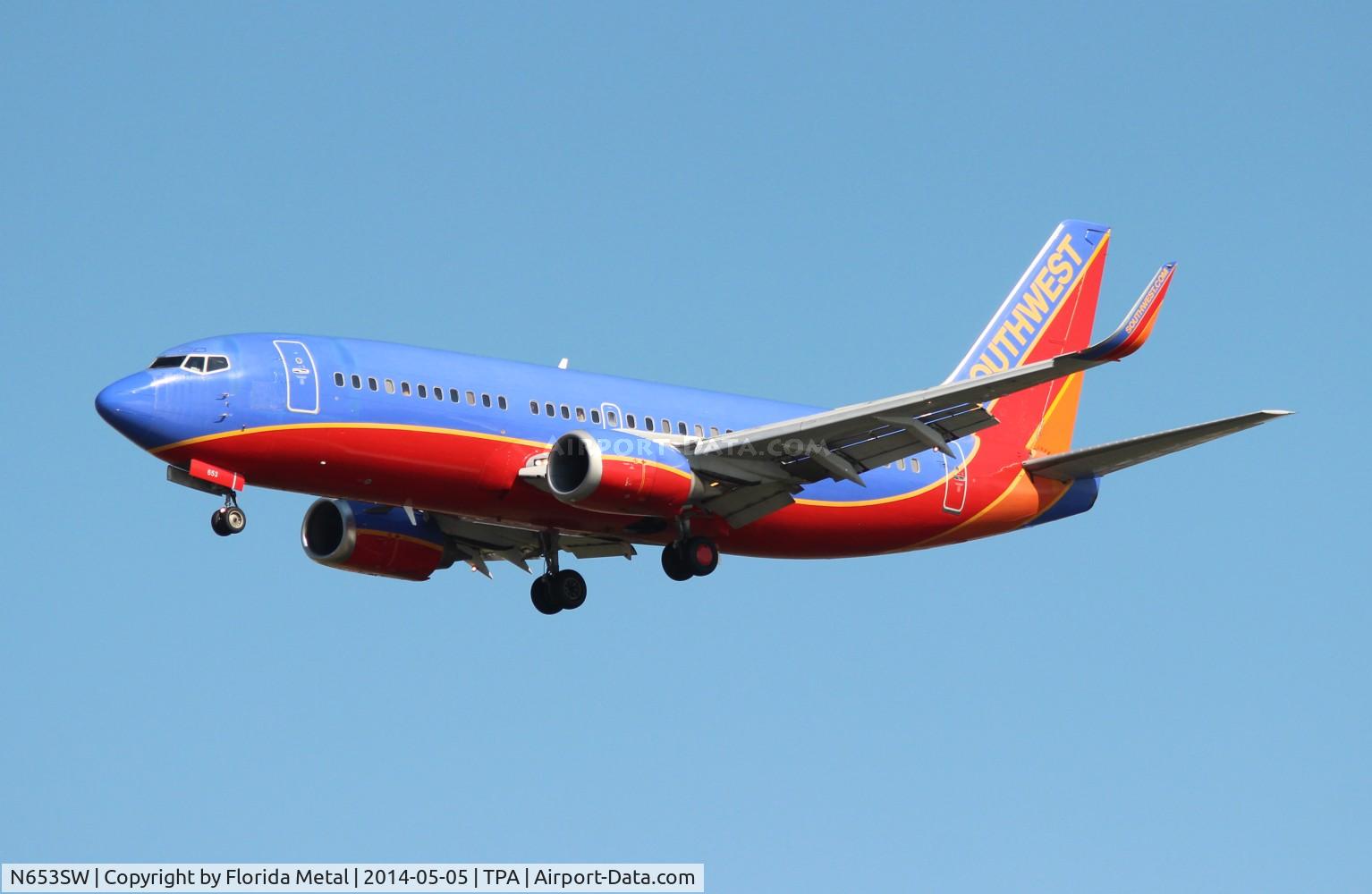 N653SW, 1997 Boeing 737-3H4 C/N 28398, Southwest