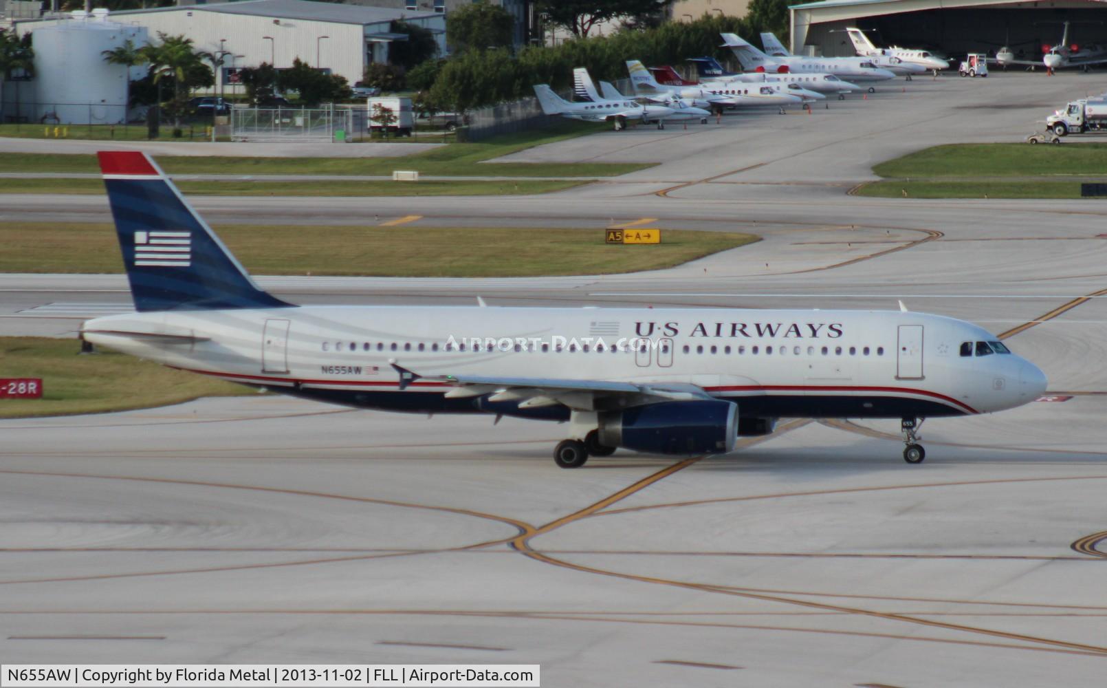 N655AW, 1999 Airbus A320-232 C/N 1075, USAirways