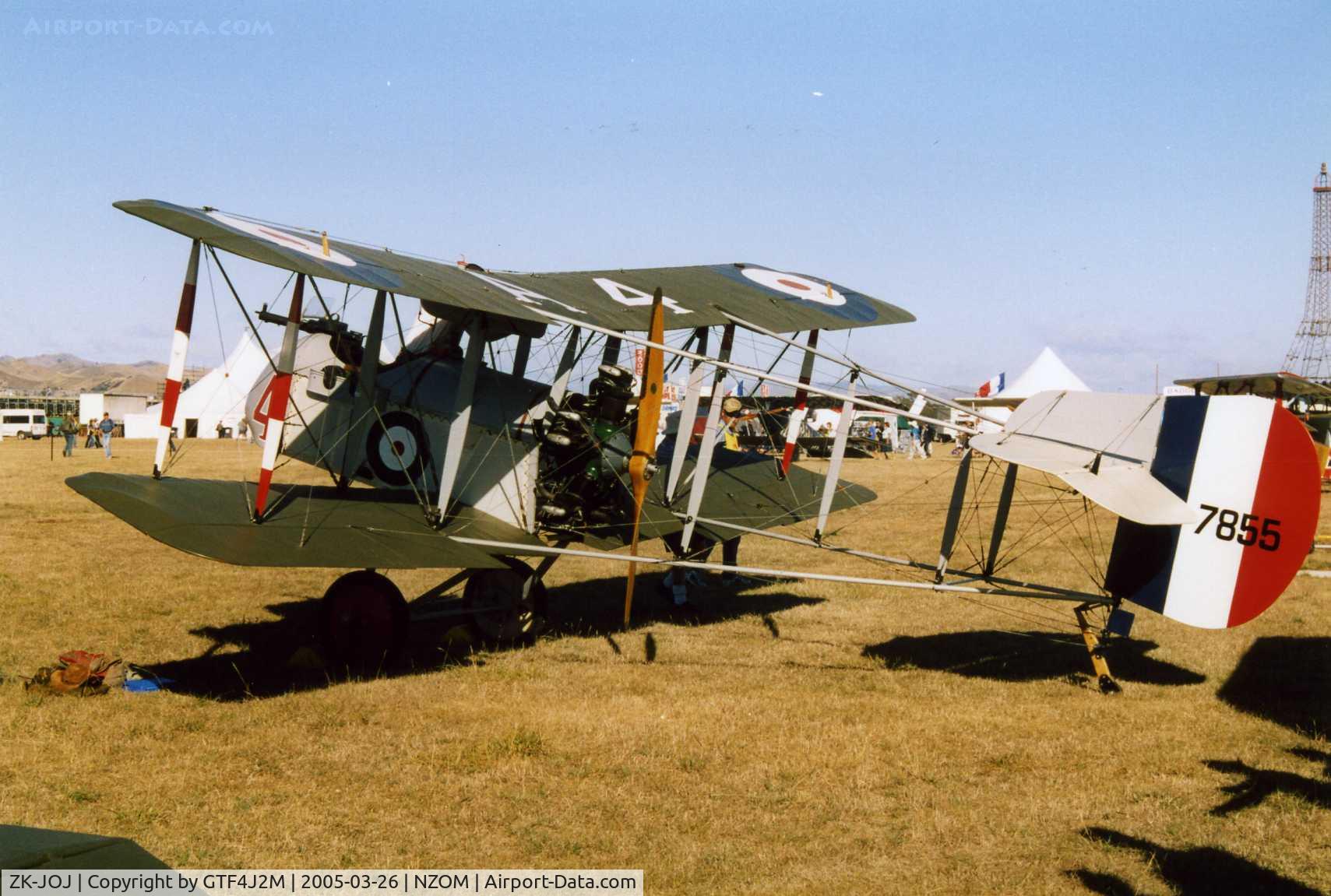 ZK-JOJ, Airco DH-2 Replica C/N 100, ZK-JOJ 
