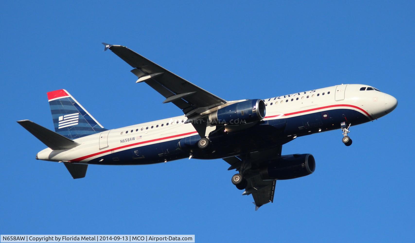 N658AW, 1999 Airbus A320-232 C/N 1110, US Airways