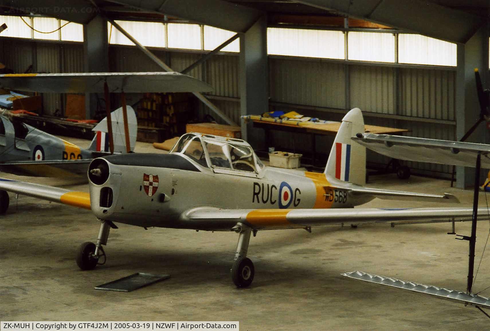 ZK-MUH, 1952 De Havilland DHC-1 Chipmunk 21 C/N C1/0834, ZK-MUH 