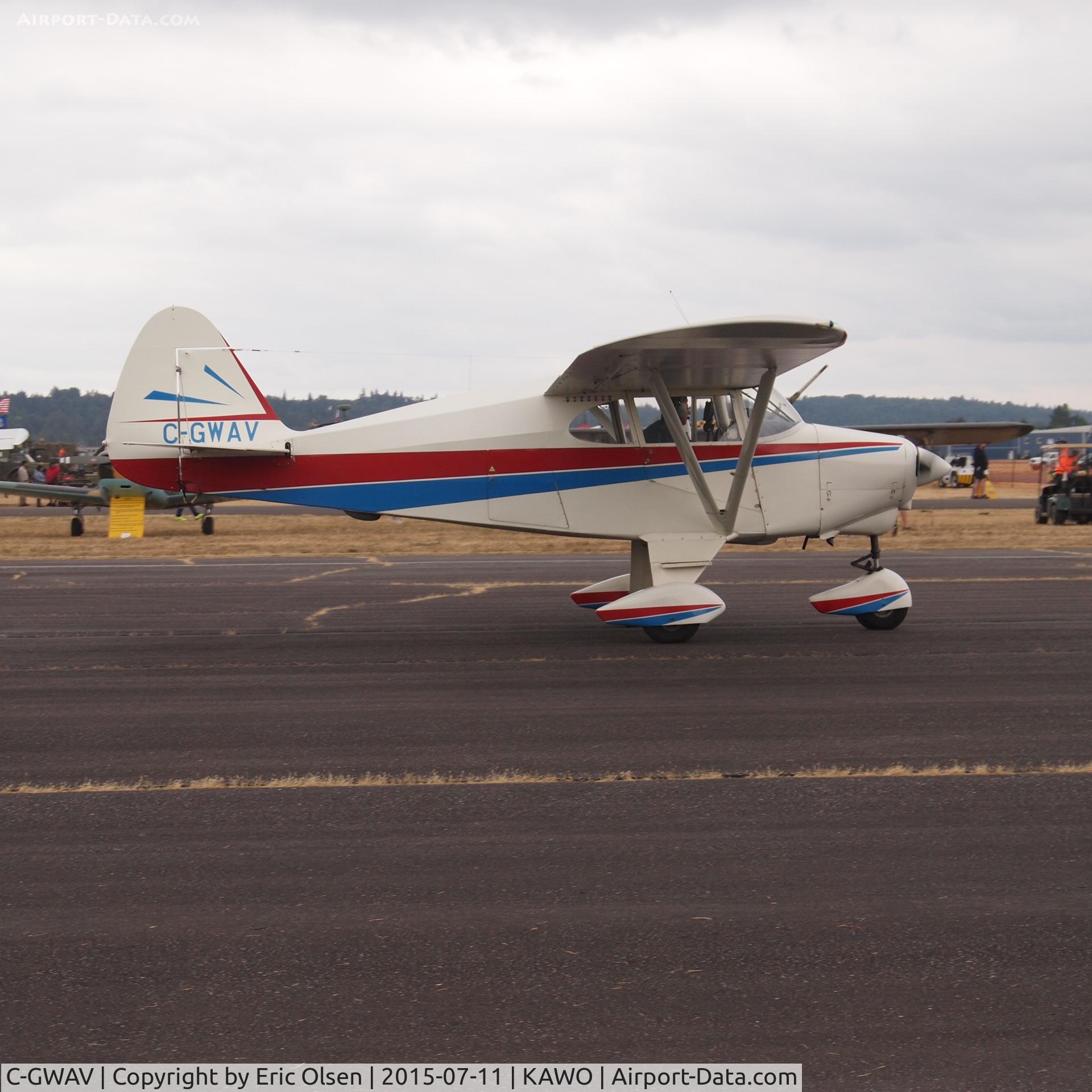 C-GWAV, 1953 Piper PA-22-135 Tri-Pacer C/N 22-1787, 1953 Piper at the 2015 Arlington Fly-In