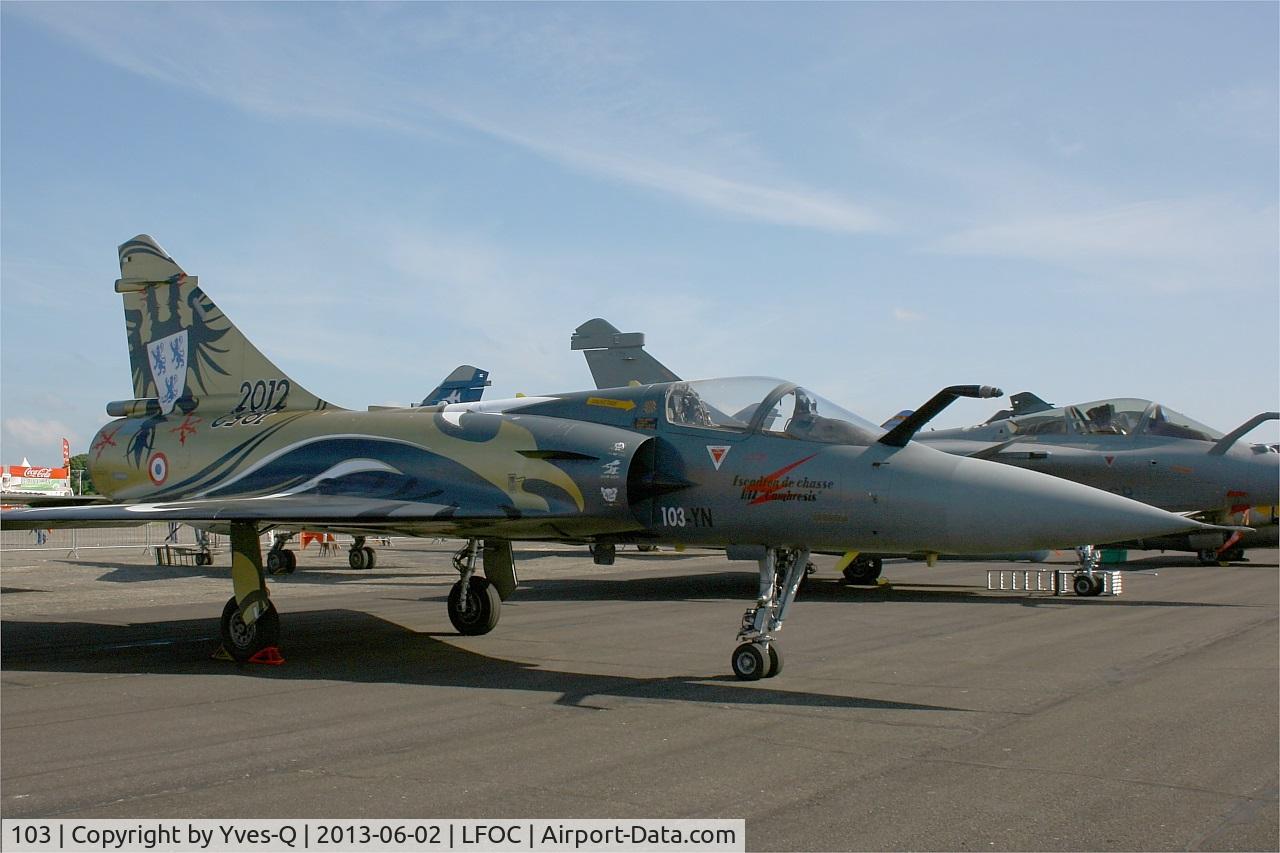 103, Dassault Mirage 2000C C/N 367, Dassault Mirage 2000C, Châteaudun Air Base 279 (LFOC) Open day 2013