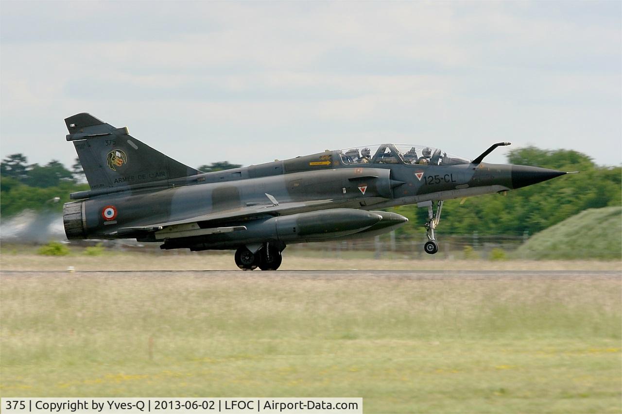 375, Dassault Mirage 2000N C/N 375, Dassault Mirage 2000N, Landing rwy 28, Châteaudun Air Base 279 (LFOC) Open day 2013