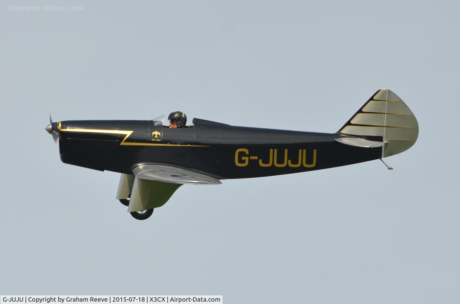 G-JUJU, 2014 Chilton DW1A C/N PFA 225-12726, Flying at Northrepps.