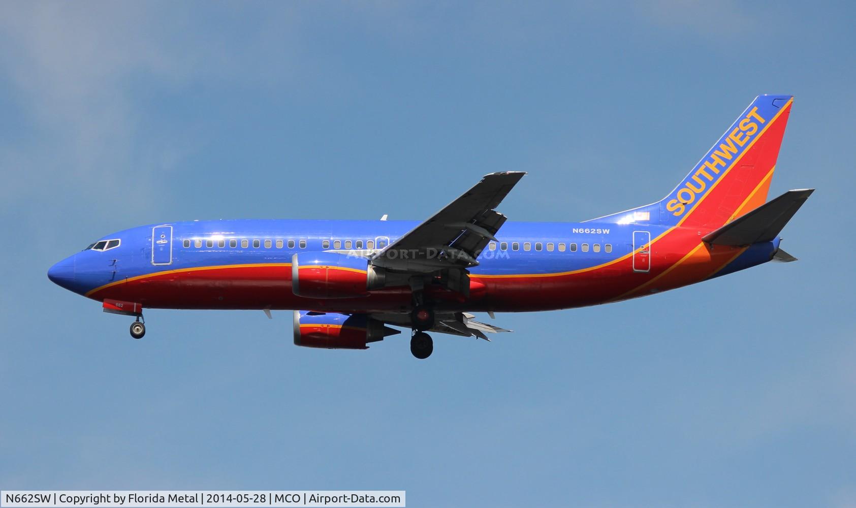 N662SW, 1985 Boeing 737-3Q8 C/N 23255, Southwest