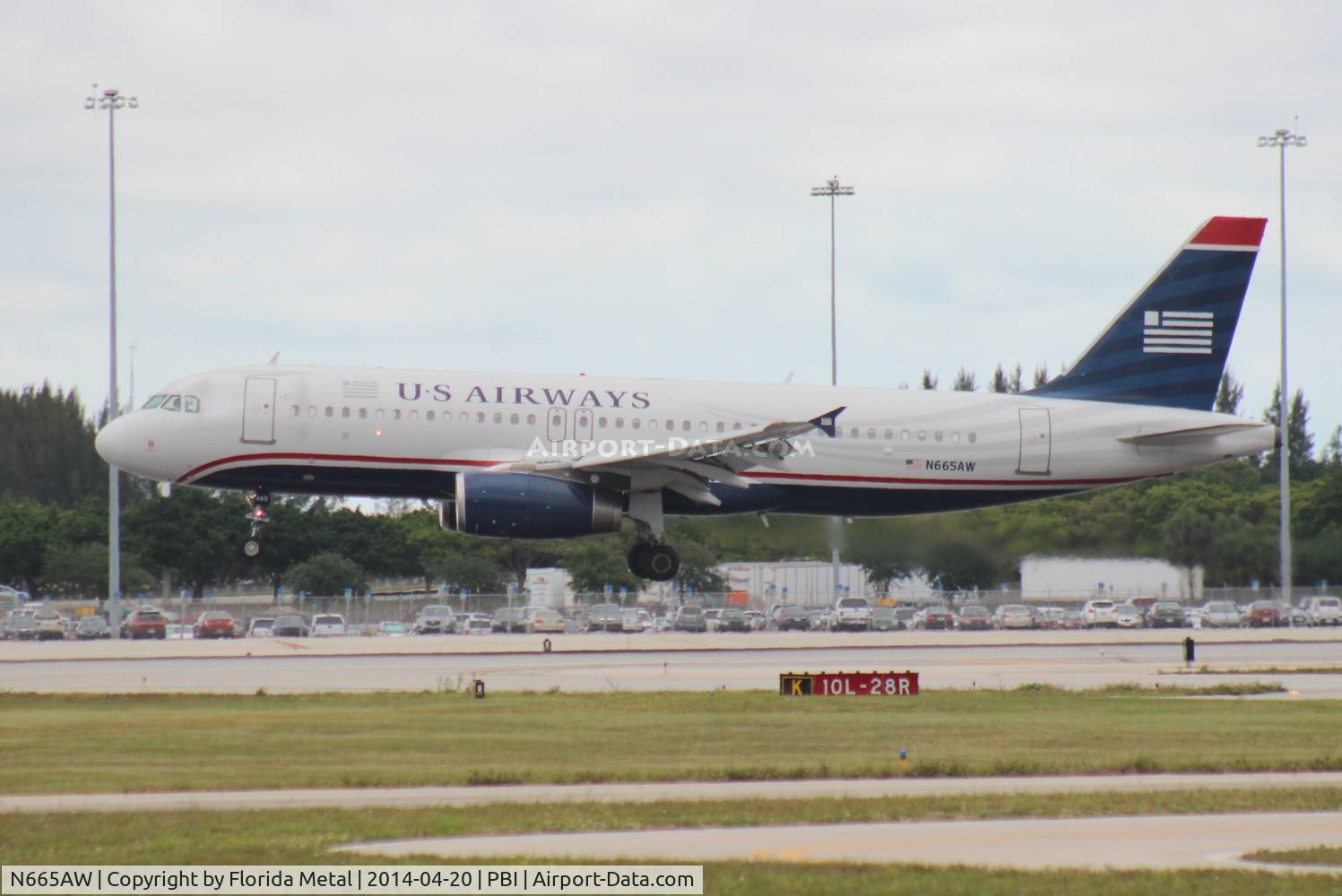 N665AW, 2001 Airbus A320-232 C/N 1644, USAirways