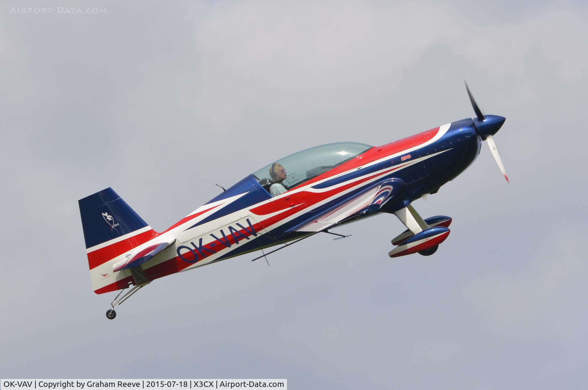 OK-VAV, 2012 Extra EA-300 C/N 1044, Flying at Northrepps.