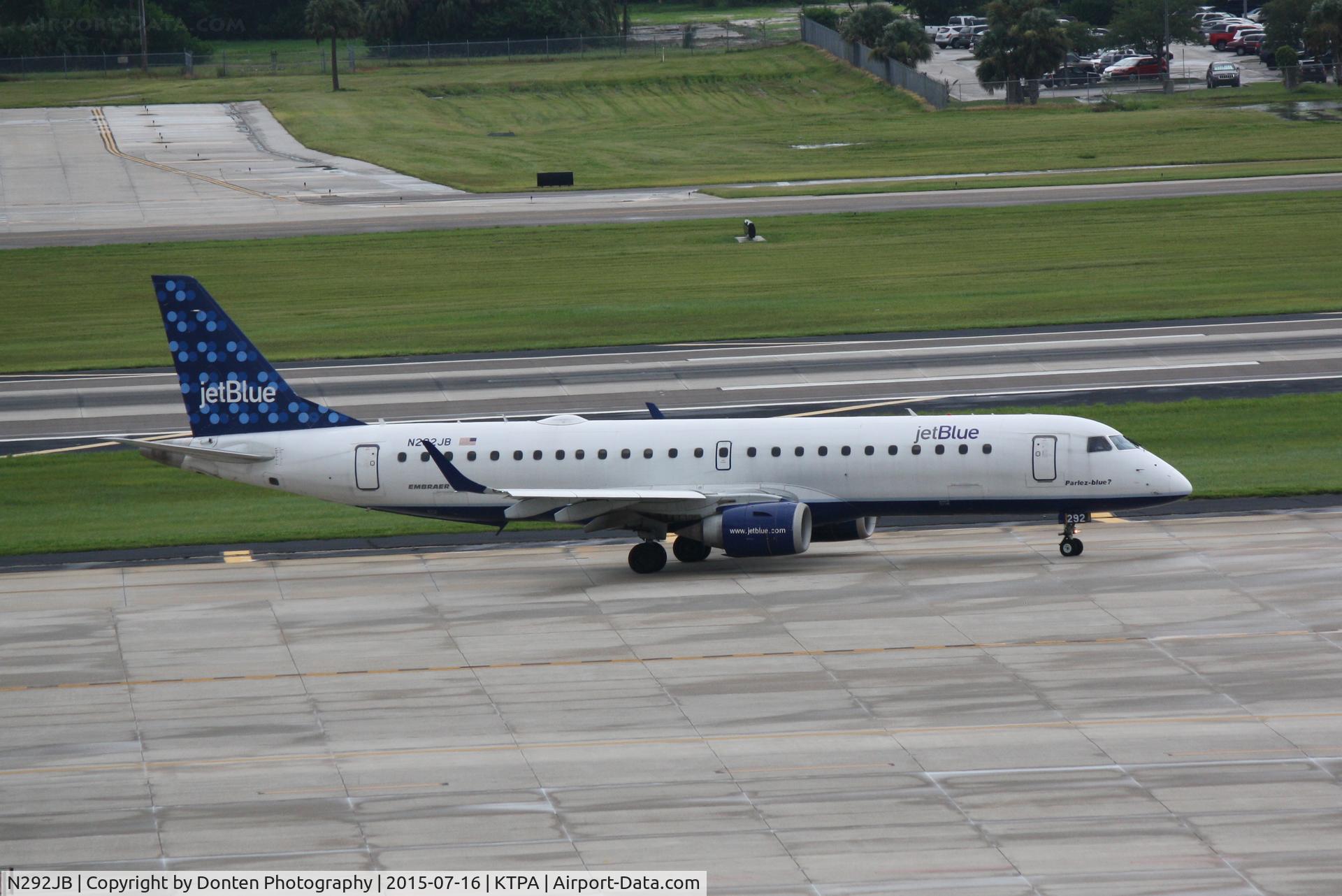 N292JB, 2008 Embraer ERJ-190-100 IGW 190AR C/N 19000179, JetBlue Flight 249 (N292JB) 