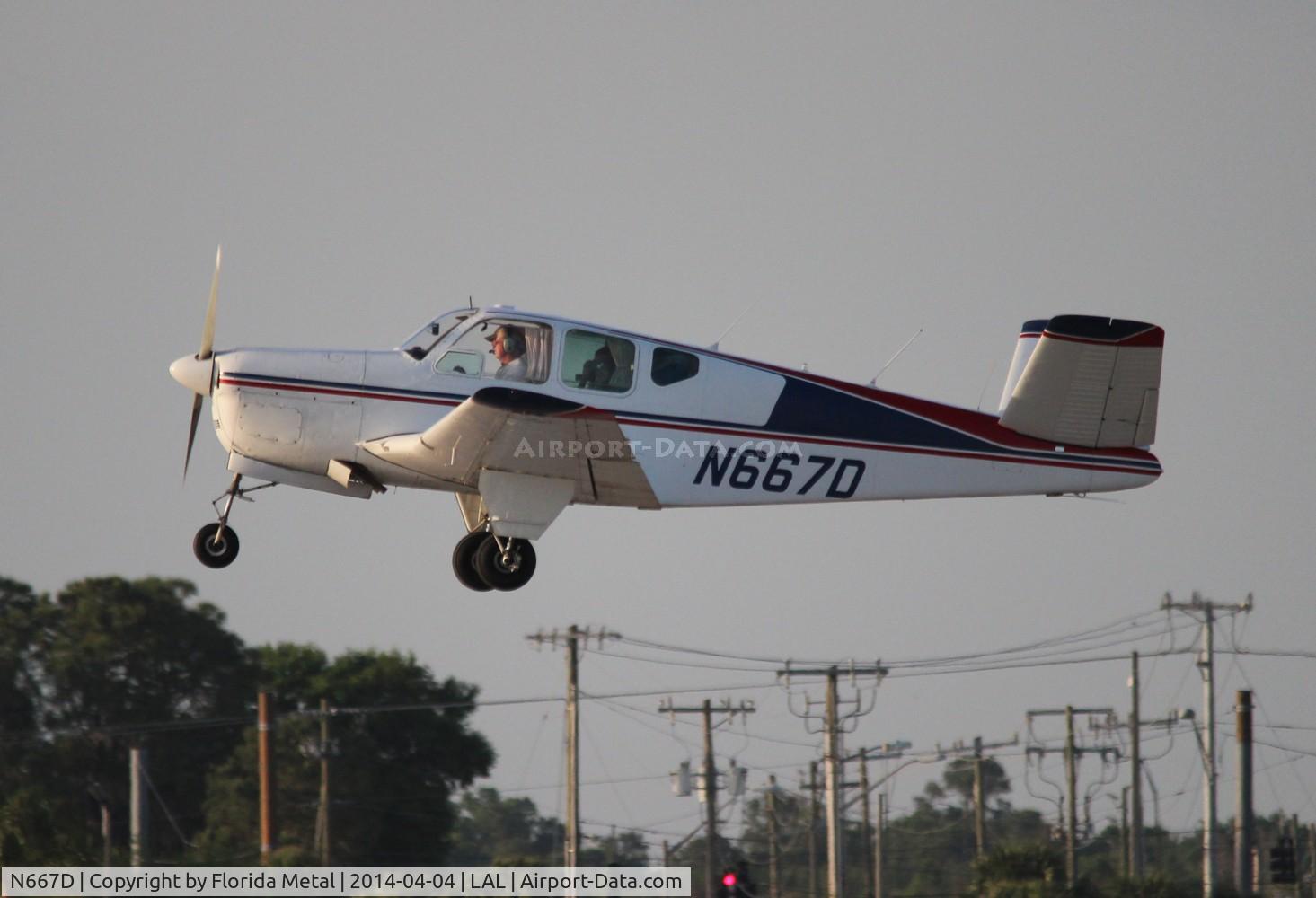 N667D, Beech C35 Bonanza C/N D-2938, Beech C35