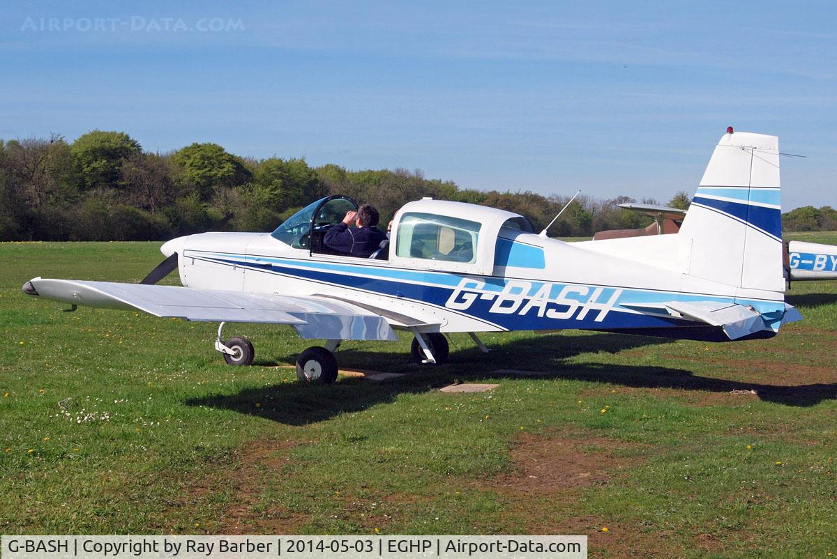 G-BASH, 1973 Grumman American AA-5 Traveler C/N AA5-0319, Grumman American AA-5 Traveler [AA5-0319] Popham~G 03/05/2014