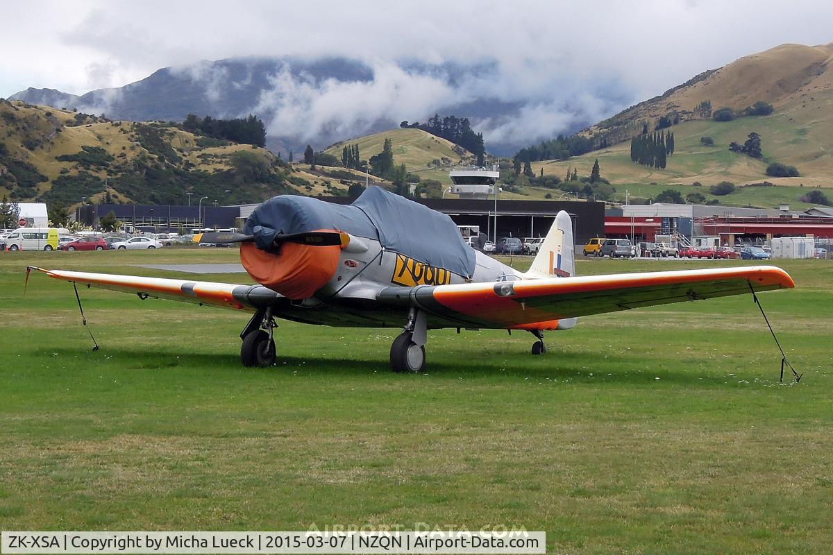 ZK-XSA, North American AT-6A Texan C/N 78-6647, At Queenstown