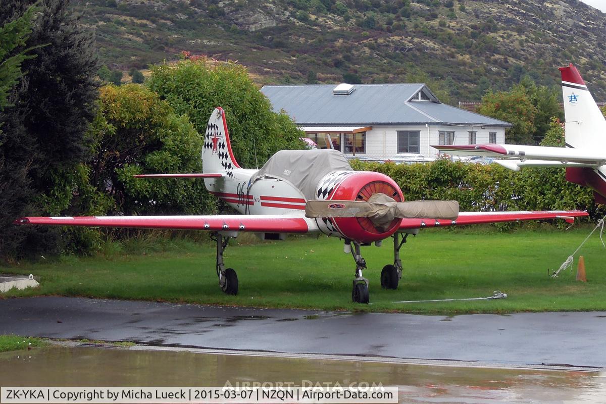 ZK-YKA, Yakovlev Yak-52 C/N 9611907, At Queenstown