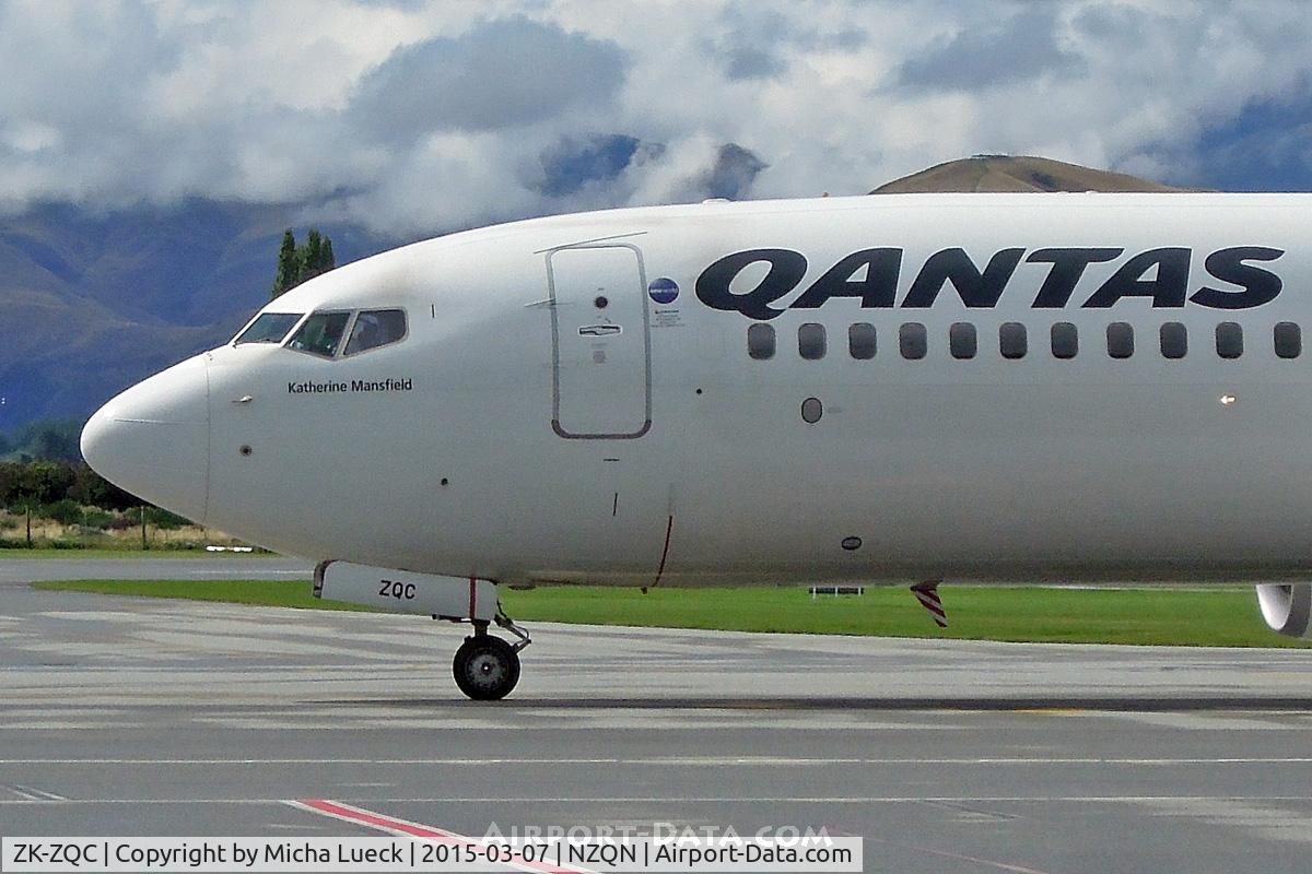 ZK-ZQC, 2009 Boeing 737-838 C/N 34202, Katherine Mansfield