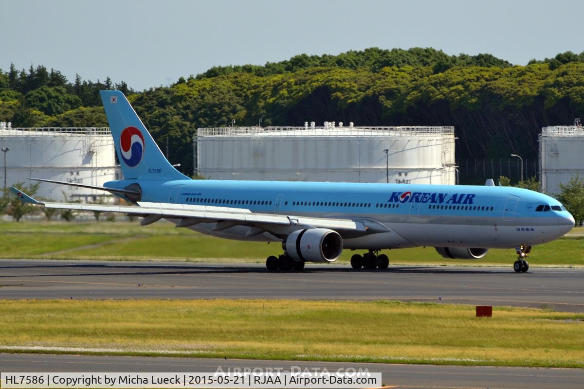 HL7586, 2000 Airbus A330-323 C/N 351, At Narita