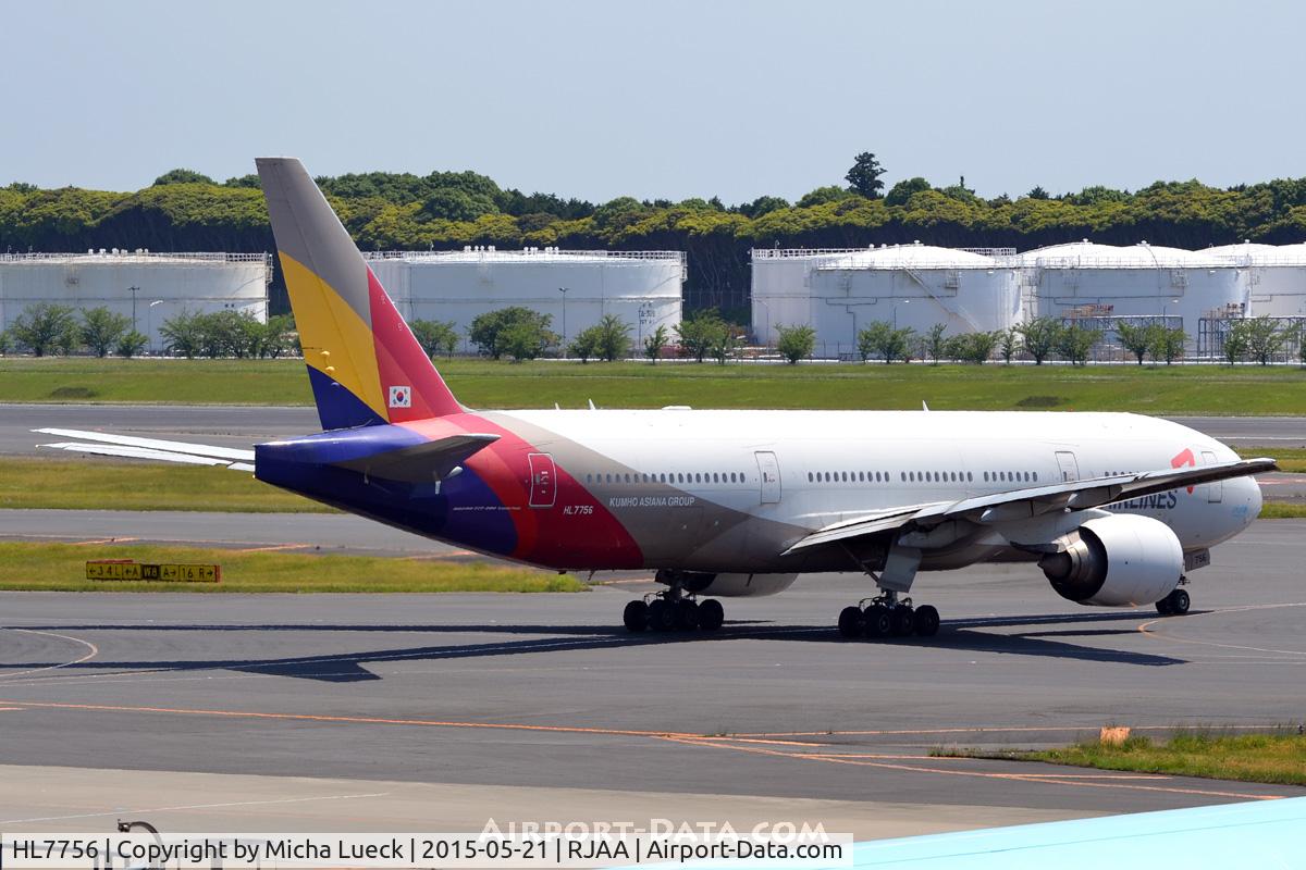 HL7756, Boeing 777-28E/ER C/N 30860/659, At Narita