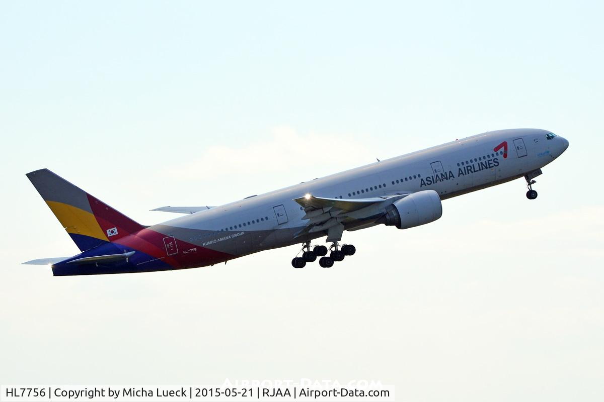 HL7756, Boeing 777-28E/ER C/N 30860/659, At Narita