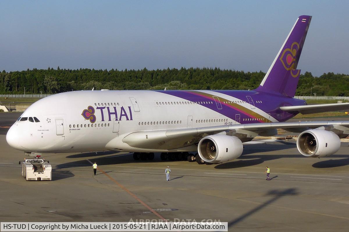 HS-TUD, 2012 Airbus A380-841 C/N 122, At Narita
