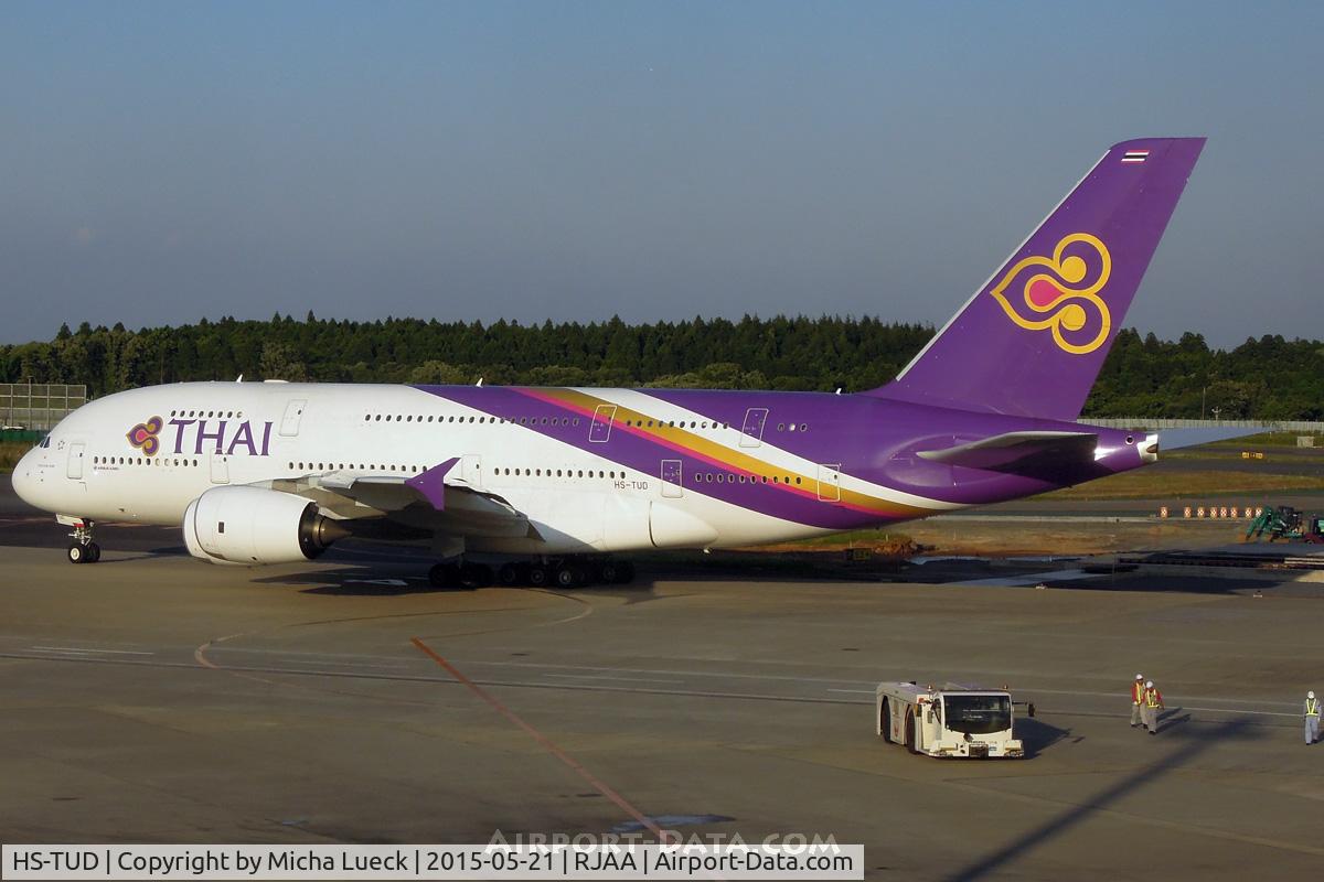 HS-TUD, 2012 Airbus A380-841 C/N 122, At Narita