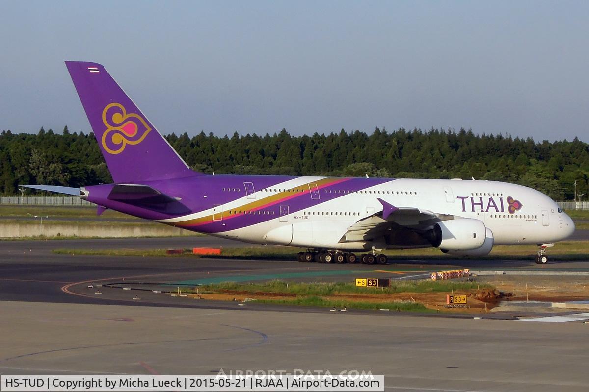 HS-TUD, 2012 Airbus A380-841 C/N 122, At Narita